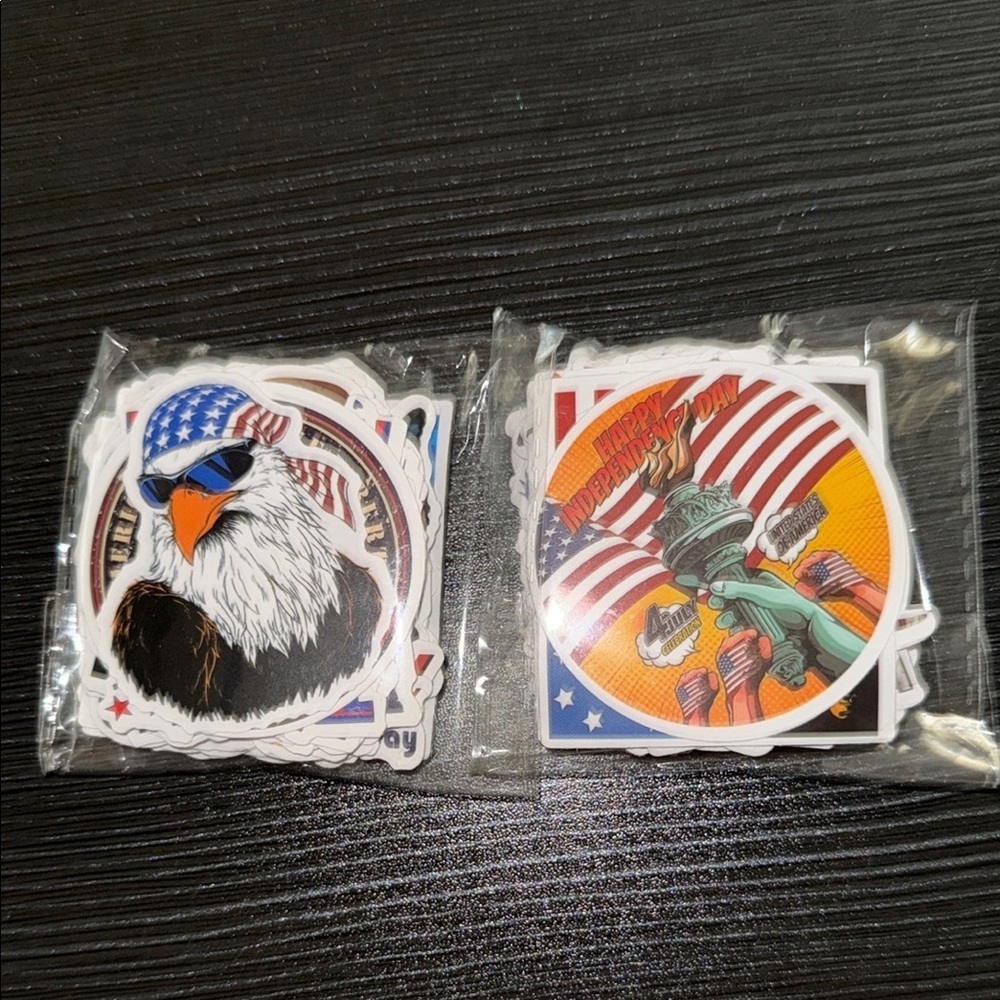 Patriotic Sticker Pack - Eagle and Liberty Design